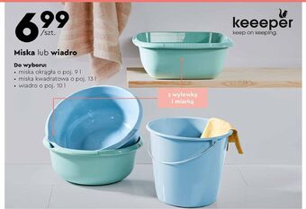 Biedronka Wiadro 10 l keeeper oferta