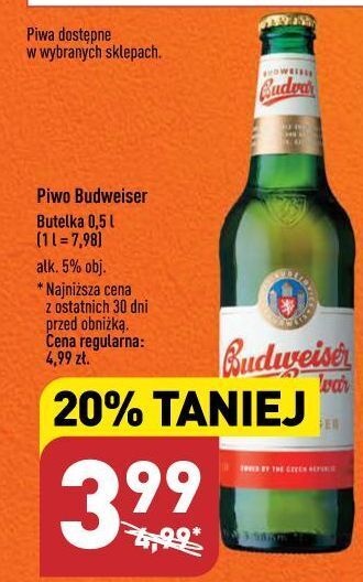 ALDI Piwo b: original budweiser budvar oferta