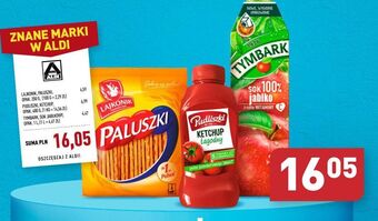 ALDI Sok jabłkowy tymbark 1936 oferta