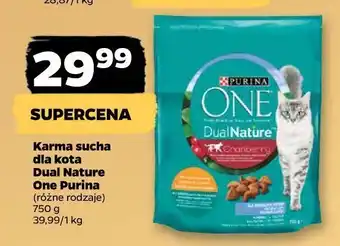 Netto Karma dla kota dual nature z wołowiną purina one oferta