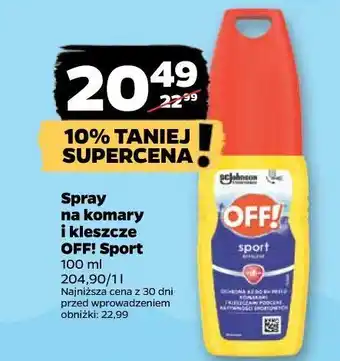 Netto Spray przeciw owadom off! sport oferta