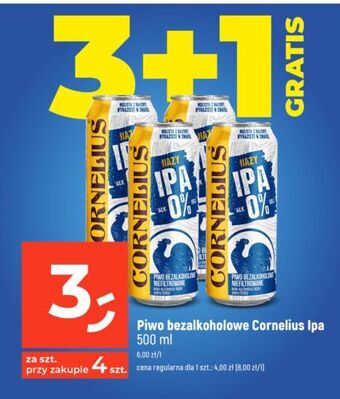 Dealz Piwo cornelius hazy ipa 0 % oferta
