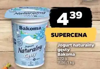 Netto Jogurt naturalny łagodny smak bakoma naturalny oferta
