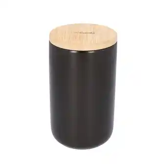 Komfort Pojemnik dowan ceramiczny z bambusową pokrywką 10x17 cm oferta