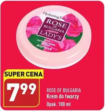 ALDI ROSE OF BULGARIA Krem do twarzy Opak. 100 ml oferta