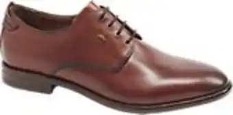 Deichmann Brązowe skórzane półbuty męskie am shoe oferta