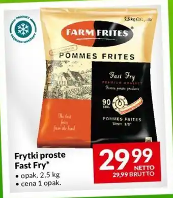 Frytki proste Fast Fry 2,5kg