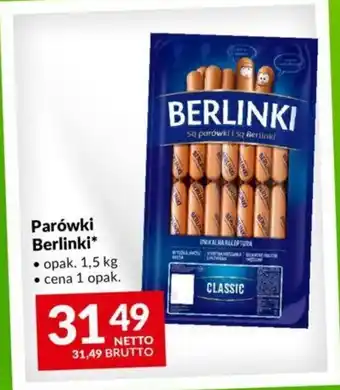 Makro Parówki Berlinki 1opak. oferta