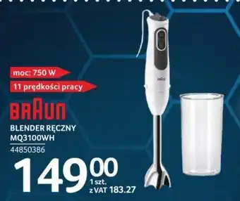 Selgros BLENDER RĘCZNY MQ3100WH 44850386 oferta
