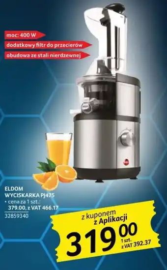 Selgros ELDOM WYCISKARKA PJ475 oferta