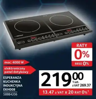 Selgros ESPERANZA KUCHENKA INDUKCYJNA EKH008 58884206 oferta