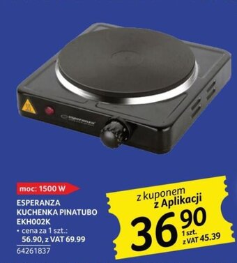 Selgros ESPERANZA KUCHENKA PINATUBO EKH002K oferta