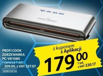 Selgros PROFI COOK ZGRZEWARKA PC-VK1080 oferta