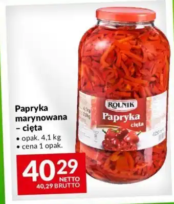 Makro Papryka marynowana - cięta 4,1kg oferta