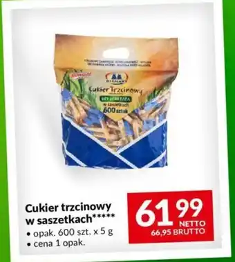 Makro Cukier Trzcinowy w saszetkach 600 sztuk oferta