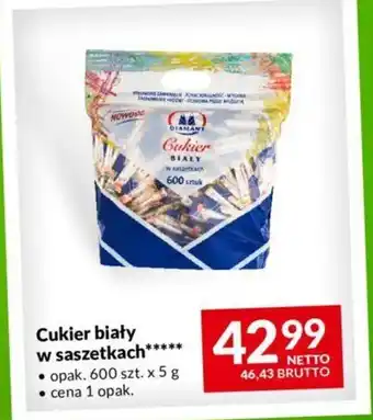 Makro Cukier biały w saszetkach 600szt. oferta