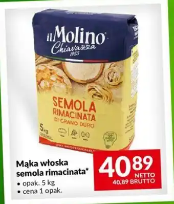 Makro Mąka włoska semola rimacinata 5kg oferta