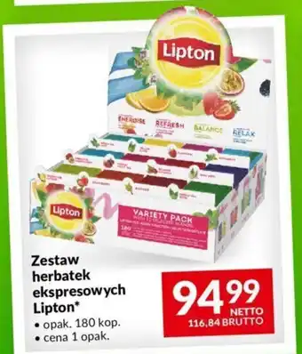 Makro Zestaw herbatek ekspresowych Lipton 1opak. oferta