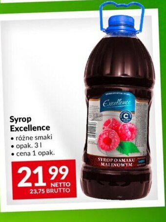 Makro Syrop Excellence 3l oferta