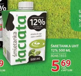 Selgros ŚMIETANKA UHT 12% 500 ML oferta
