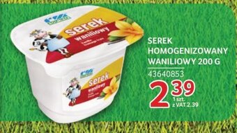 Selgros SEREK HOMOGENIZOWANY WANILIOWY 200 G oferta