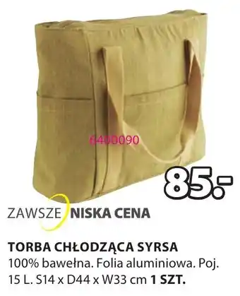 JYSK TORBA CHŁODZĄCA SYRSA 1szt. oferta