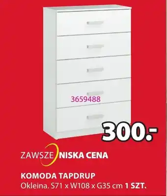JYSK KOMODA TAPDRUP 1szt. oferta