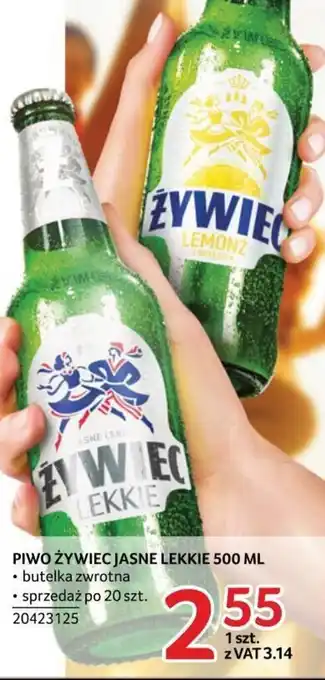 Selgros PIWO ŻYWIEC JASNE LEKKIE 500 ML oferta