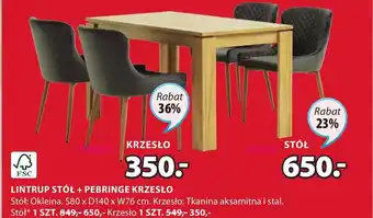 JYSK PEBRINGE KRZESŁO 1szt. oferta