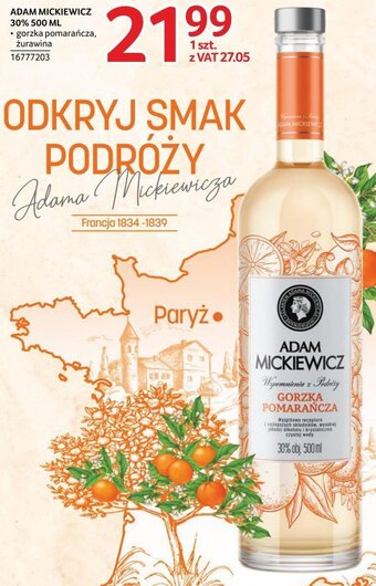 Selgros ADAM MICKIEWICZ 30% 500 ML oferta