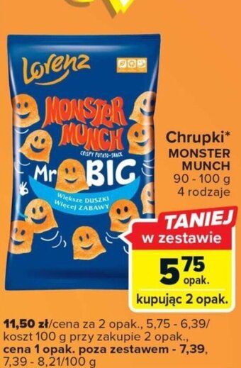 Carrefour Express Chrupki* MONSTER MUNCH 90-100 g oferta