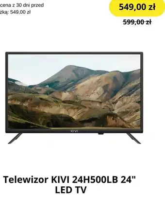 Media Expert Telewizor KIVI 24H500LB 24" LED TV oferta
