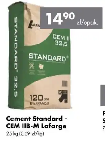 Cement Standard - CEM IIB-M Lafarge 25 kg
