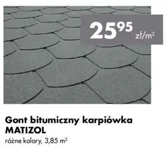 Gont bitumiczny karpiówka MATIZOL
