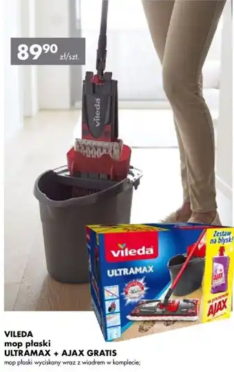 Mrówka VILEDA mop płaski ULTRAMAX + AJAX GRATIS oferta