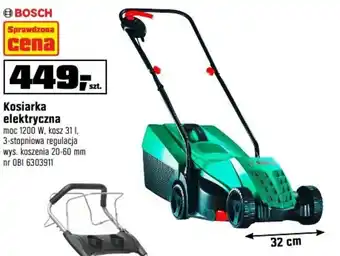 OBI Kosiarka elektryczna moc 1200 W, oferta