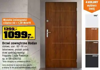 OBI Drzwi zewnętrzne Rodan, szer.: 80 i 90 cm. oferta