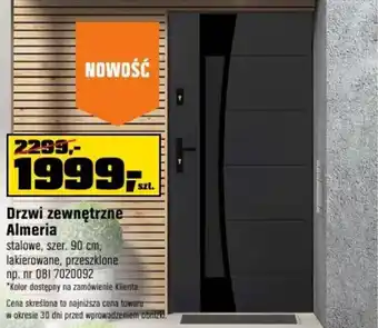 OBI Drzwi zewnętrzne Almeria, szer. 90 cm. l oferta