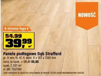 OBI Panele podłogowe Dąb Strafford oferta