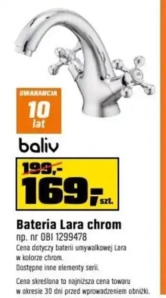OBI Bateria Lara chrom oferta