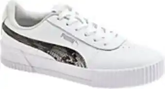 Deichmann Białe sneakersy damskie puma carina snake oferta