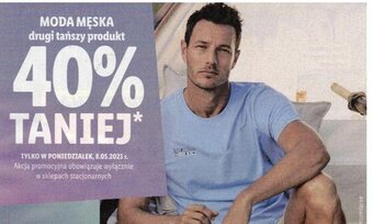 Moda męska drugi tańszy produkt