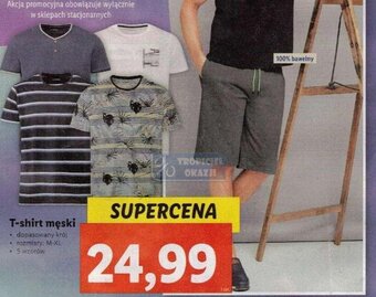Lidl T-shirt męski oferta