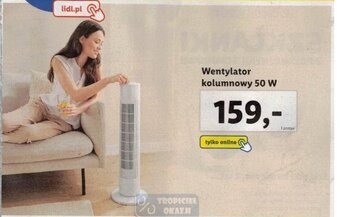 Lidl Wentylator kolumnowy 50 W oferta
