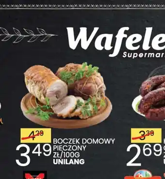 Wafelek Unilang Boczek domowy pieczony 100g oferta