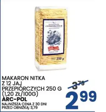Wafelek Arc-Pol Makaron nitka z 12 jaj przepiórczych oferta
