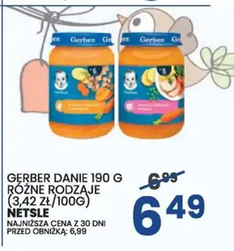 Wafelek Nestle Gerber danie 190g różne rodzaje oferta