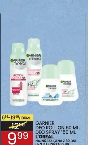 Wafelek L'oreal GARNIER DEO ROLL ON 50 ML oferta