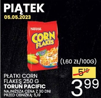 Wafelek TORUŃ PACIFIC PŁATKI CORN FLAKES 250 G oferta