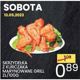 Wafelek SKRZYDEŁKA Z KURCZAKA MARYNOWANE GRILL 100g oferta
